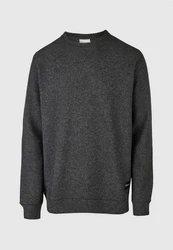 Cleptomanicx Sweatshirt Noitch Dunkelgrau/Hellgrau/Grau/Dunkelblau