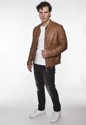 MUSTANG Lederjacke Max Braun