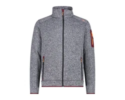CMP MAN JACKET Hellgrau/Grau/Rot