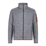 CMP MAN JACKET Hellgrau/Grau/Rot