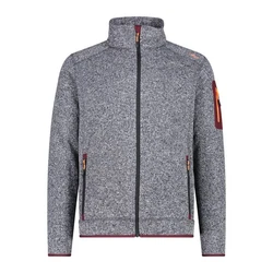 CMP MAN JACKET Hellgrau/Grau/Rot