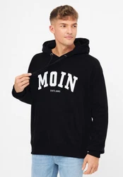 Derbe Sweatshirt Moin Maritim Schwarz/Mintgrün/Beige