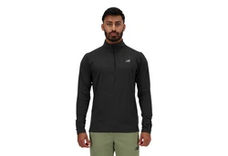 New Balance Laufshirt Space Dye 1/4 Zip Blau