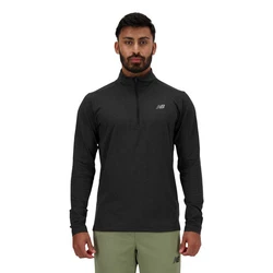 New Balance Laufshirt Space Dye 1/4 Zip Blau