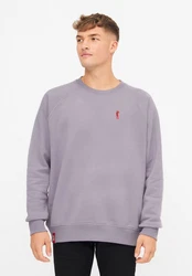 Derbe Sweatshirt Surround Basic Kippes Basic Lila/Rosa/Grau