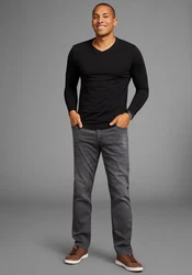 Arizona Jeans Paul Comfort-Fit Dunkelgrau/Hellgrau/Grau