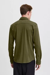 Casual Friday Langarmhemd CFArthur Dunkelgrün/Khaki/Grün