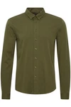 Casual Friday Langarmhemd CFArthur Dunkelgrün/Khaki/Grün