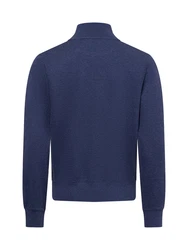 Gant Sweatshirt SACKER RIB HALF ZIP Dunkel Jeansblau Melan