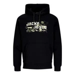 Jack & Jones Kapuzensweatshirt JCOOUTDOOR LOGO SWEAT HOOD SN oliv/orange/schwarz/wei