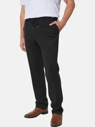 Charles Colby Stoffhose DUKE BERNARD Schwarz/Dunkelgrau/Khaki