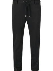 Charles Colby Stoffhose DUKE BERNARD Schwarz/Dunkelgrau/Khaki