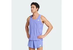 adidas Performance Longtop ADIZERO RUNNING SINGLET Lila/Fliederfarben/Hellblau