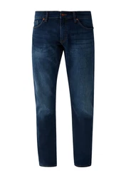 QS 5-Pocket Jeans Rick Slim Fit Blau/Dunkelblau