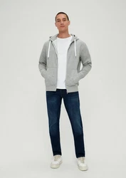 QS 5-Pocket Jeans Rick Slim Fit Blau/Dunkelblau