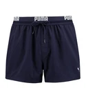PUMA Herren Logo Short Length Swim Shorts Badehose Navy