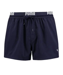 PUMA Herren Logo Short Length Swim Shorts Badehose Navy