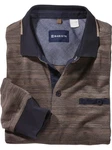 Babista Langarm-Poloshirt ALRENTI Khaki/Dunkelgrün/Grau/Braun