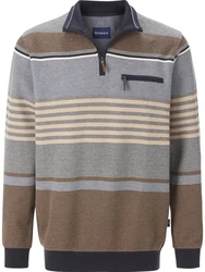 Babista Sweatshirt STALVIO mit Brusttasche braun