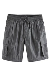 Next Badeshorts im Utility-Look (1-St) Dunkelgrau/Grau/Khaki/Dunkelgrün
