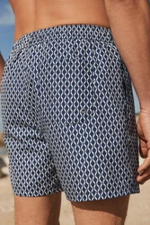 Next Badeshorts mit Print Blau/Hellblau/Dunkelblau