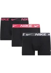 NIKE Underwear Sportunterhosen Boxer TRUNK 3PK Rosa/Schwarz/Lila/Braun