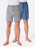 Witt Schlafanzug Hose kurz (2 tlg) Blau/Grau/Hellblau
