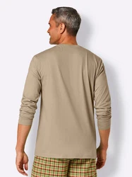 Witt Schlafanzug Schlafanzug-Shirt Khaki/Beige