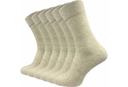 GAWILO Socken für Herren Khaki/Weiß/Beige