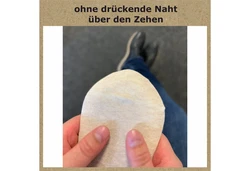 GAWILO Socken für Herren Khaki/Weiß/Beige