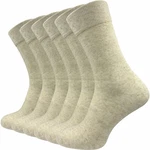 GAWILO Socken für Herren Khaki/Weiß/Beige