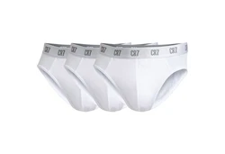CR7 Slip Herren 3er Pack Grau/Weiß