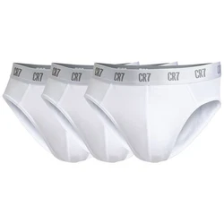 CR7 Slip Herren 3er Pack Grau/Weiß
