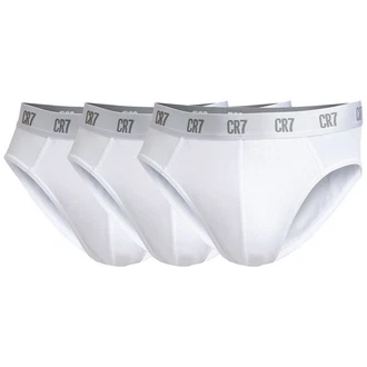 CR7 Slip Herren 3er Pack Grau/Weiß