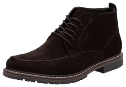 Schnrstiefelette, Schnrboots, knchelhohe Business-Stiefelette mit Profilsohle