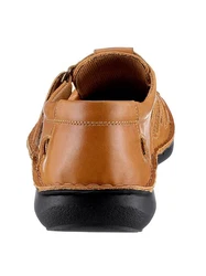 Witt Klettschuh Hausschuh Beige/Braun