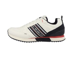 Pepe Jeans Dublin Young Sneaker Creme/Beige/Weiß/Rot