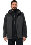 Jack Wolfskin 3-in-1 Funktionsjacke TAUBENBERG 3IN1 JKT M Dunkelgrau/Schwarz/Grau/Dunkelblau