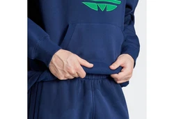 adidas Originals Kapuzensweatshirt HOODED SWEAT Dunkelblau/Blau/Hellblau/Türkis