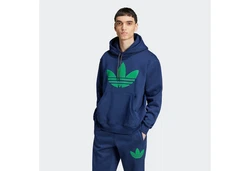 adidas Originals Kapuzensweatshirt HOODED SWEAT Dunkelblau/Blau/Hellblau/Türkis