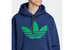 adidas Originals Kapuzensweatshirt HOODED SWEAT Dunkelblau/Blau/Hellblau/Türkis