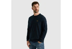 PME LEGEND Rundhalspullover American Classic Buckley Knit Dunkelblau