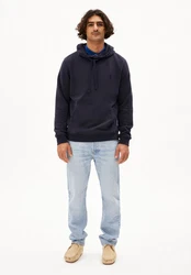 Armedangels Hoodie PAARLO COMFORT Herren Dunkelblau/Blau