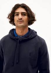 Armedangels Hoodie PAARLO COMFORT Herren Dunkelblau/Blau