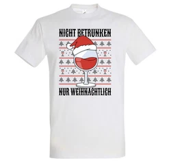Youth Designz Print-Shirt Nicht Betrunken nur Weihnachtlich Herren T-Shirt 