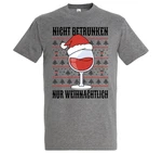 Youth Designz Print-Shirt Nicht Betrunken nur Weihnachtlich Herren T-Shirt 