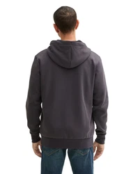 TOM TAILOR Jacke und Shirt Tarmac Grau