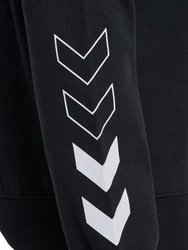 hummel Kapuzenpullover Hmlelemental Sweatshirt Schwarz/Beige/Dunkelgrün/Braun