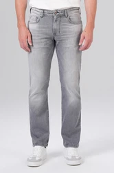 Miracle of Denim 5-Pocket Jeans Comfort Fit Thomas Grau/Hellgrau/Creme/Weiß