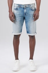 Miracle of Denim Jeansbermudas Thomas Shorts Creme/Weiß/Schwarz
